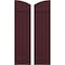 Ekena Millwork Americraft 4-Board (2 Batten) Wood Joined Board-n-Batten Shutters w/Ellipt Top, ARW101BE414X32WRH, PR ARW101BE414X32WRH - alternate 1